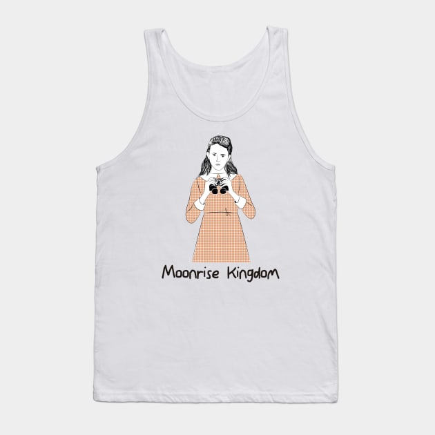 Moonrise Kingdom - Wes Anderson Tank Top by mujeresponja